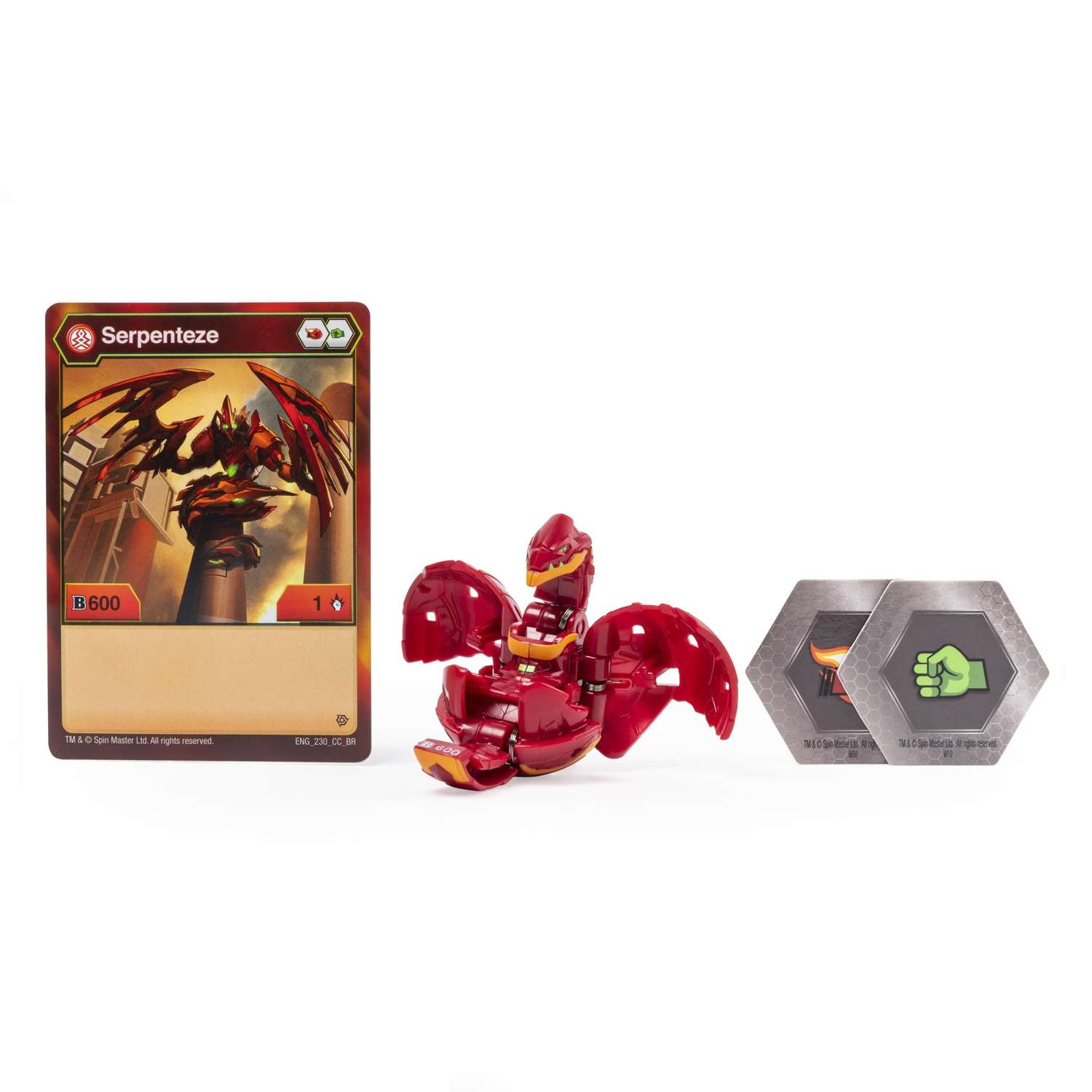 Фигурка-трансформер Bakugan Leviathan Red 6045148/20113148 - фото 4