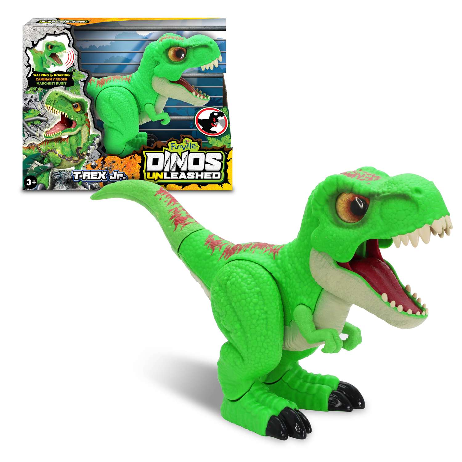 Интерактивный динозавр Dinos Unleashed Т-рекс со звуковыми эффектами - фото 3