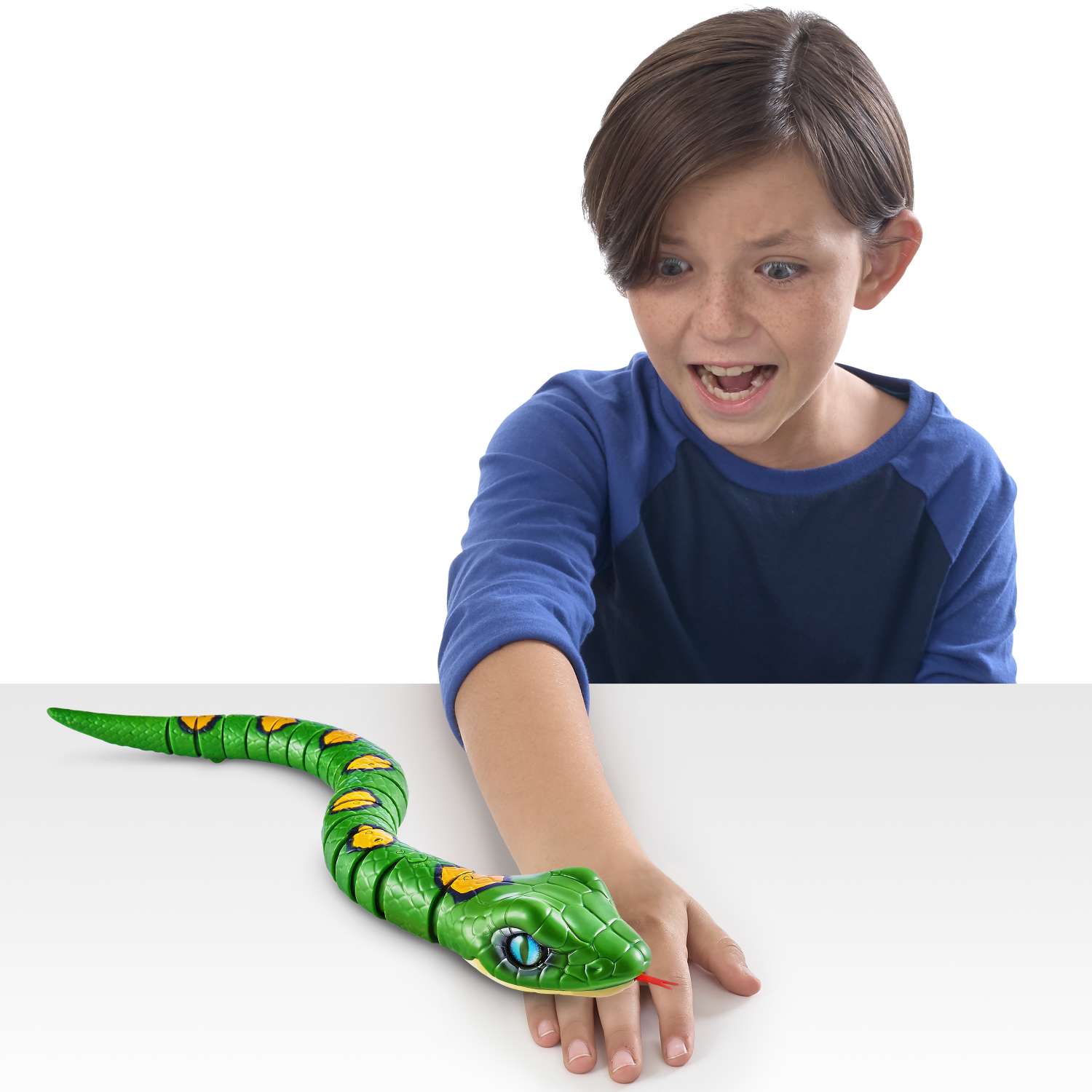 Игрушка Zuru ROBO ALIVE Змея Зеленая 7150В - фото 4