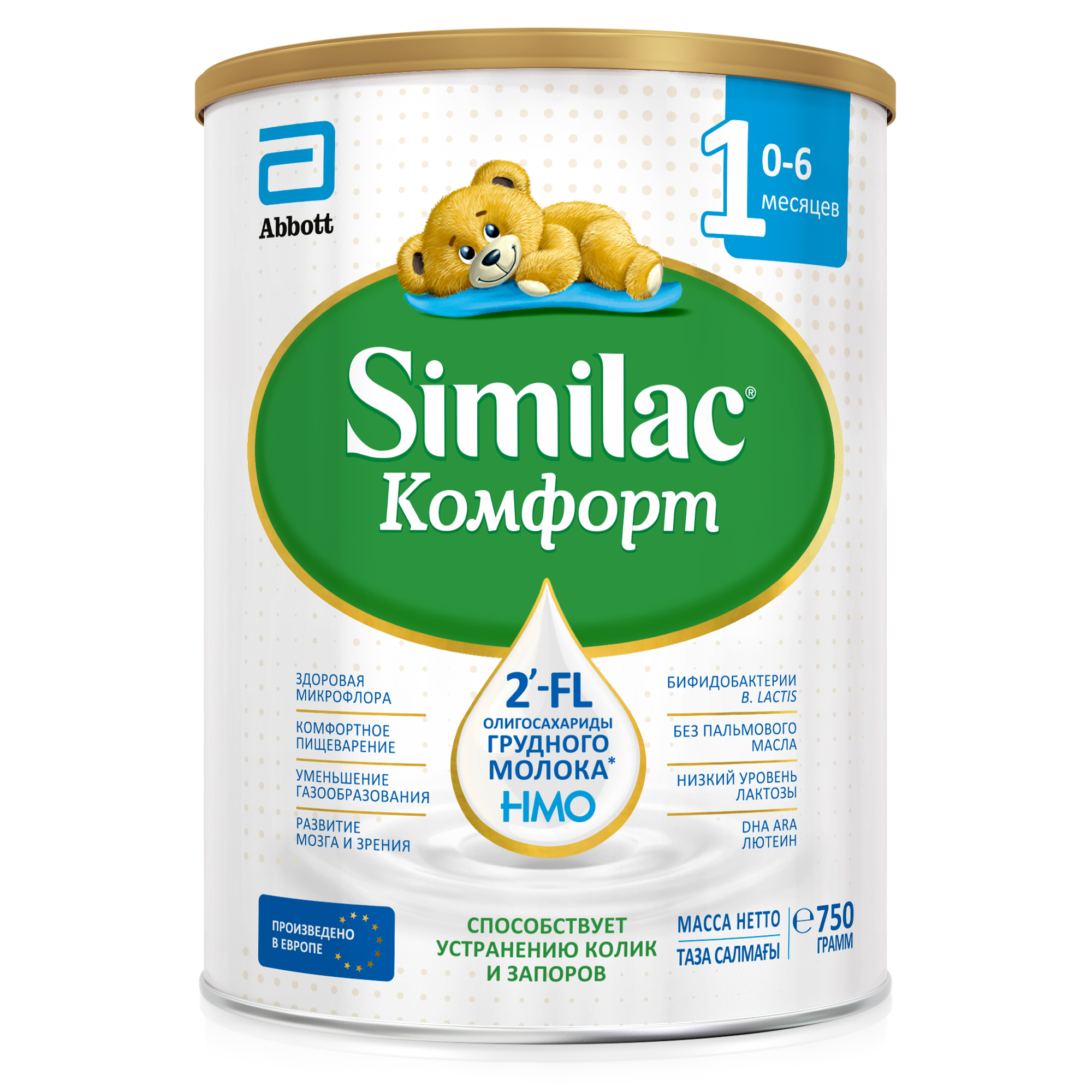 Смесь молочная Similac Комфорт 1 750г с 0месяцев купить по цене 1899 ₽ в  интернет-магазине Детский мир