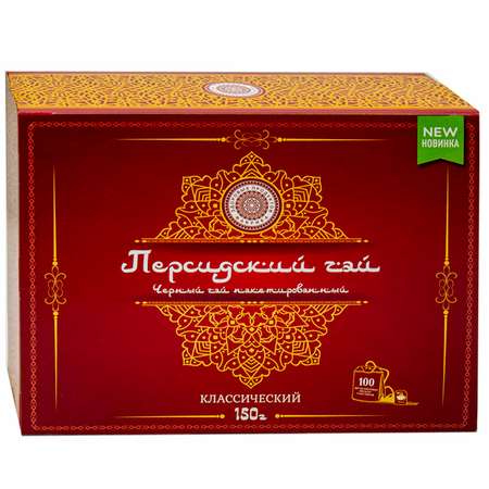 Чай Фабрика Здоровых Продуктов Персидский черный 1.5г*100пакетиков
