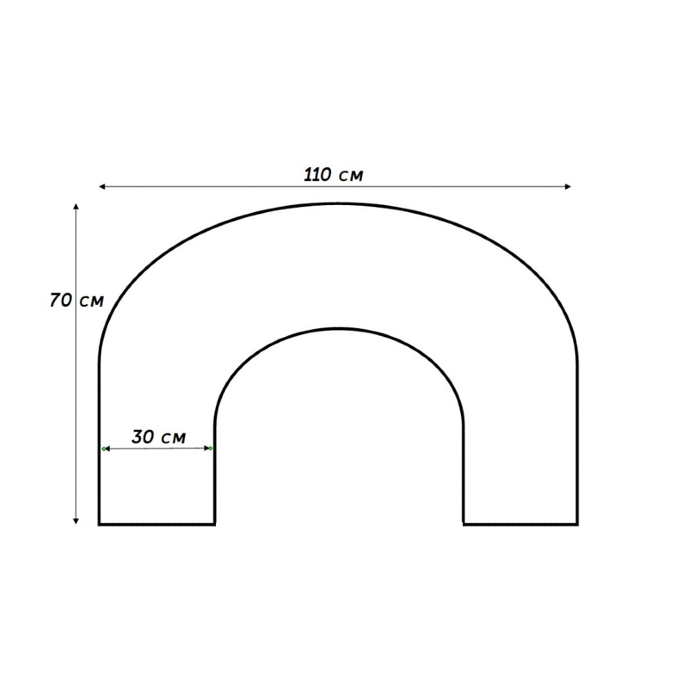 Подушка для беременных Альвитек Бумеранг 180 х 35 Альвитек - фото 2