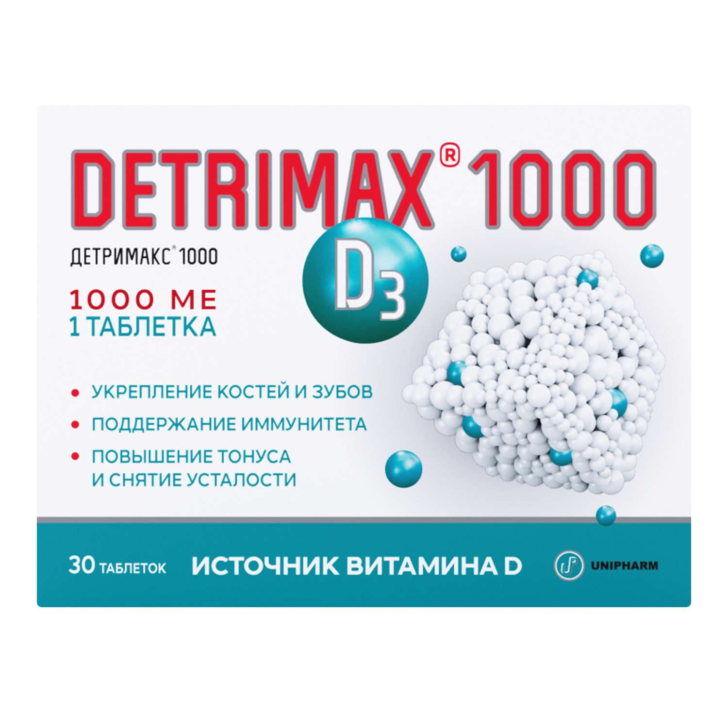 Детримакс 1000 30таб - фото 1