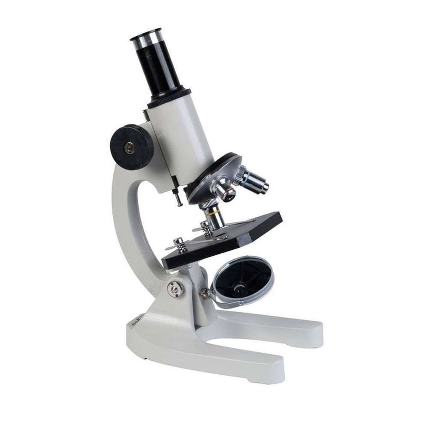 Микроскоп школьный Микромед С-13 стеклянная оптика с увеличением 800х с препаратами - фото 2