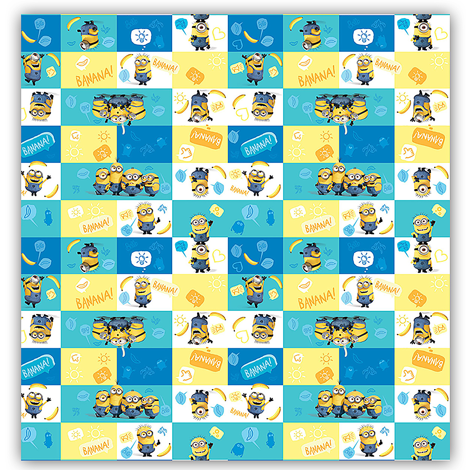 Бумага упаковочная ND PLAY Minions 2 70*100см 2шт 287116 - фото 1