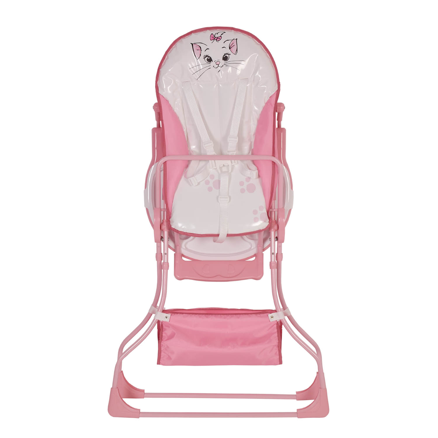 Стул для кормления Polini kids Disney baby 252 Кошка Мари Розовый - фото 12