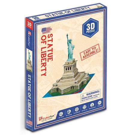 Пазл CubicFun Статуя Свободы 3D 31деталь S3026h