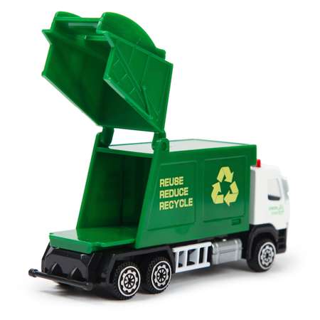 Машина MSZ 11см Volvo Garbage Truck Белая 67377