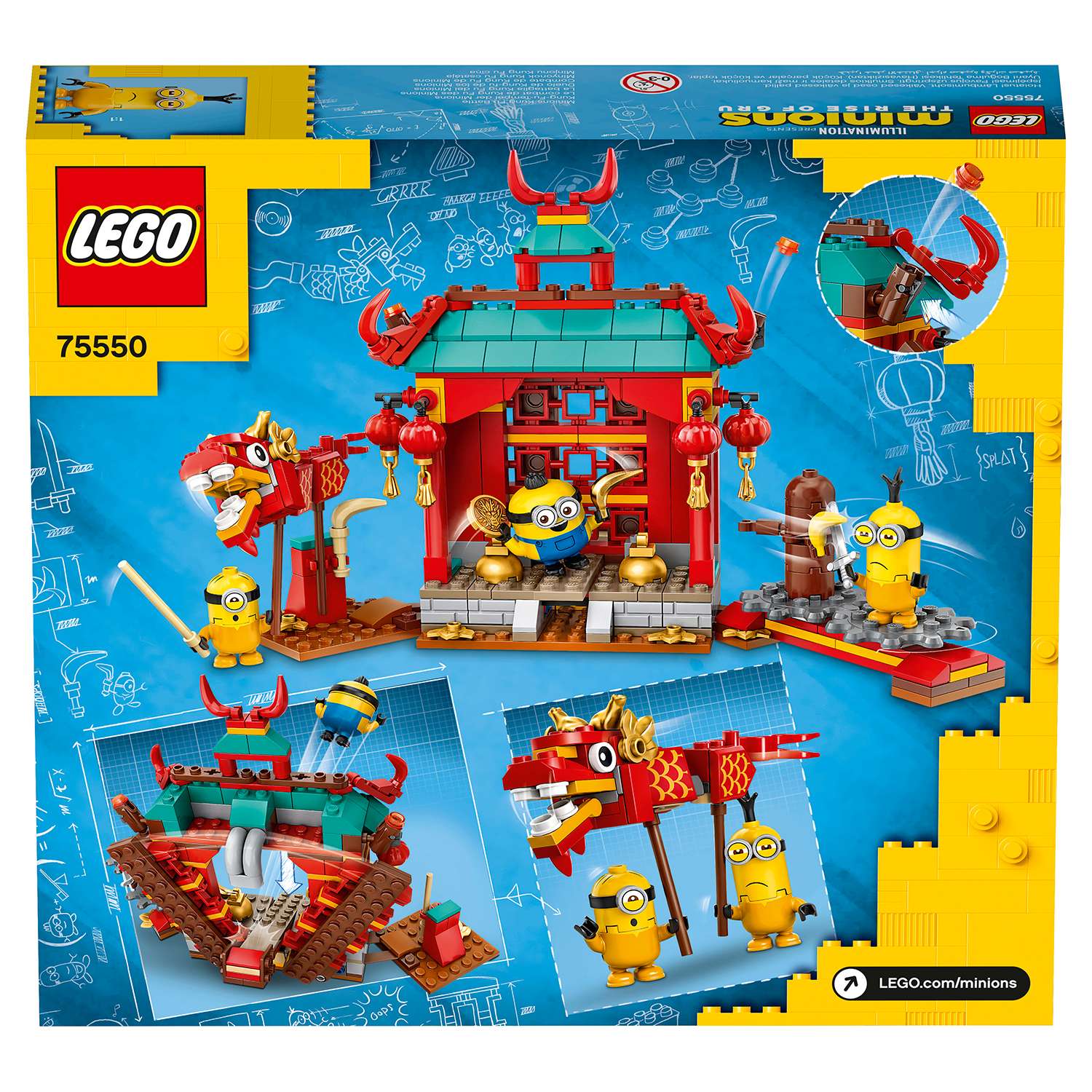 Конструктор LEGO Minions Бойцы кунг-фу 75550 - фото 3