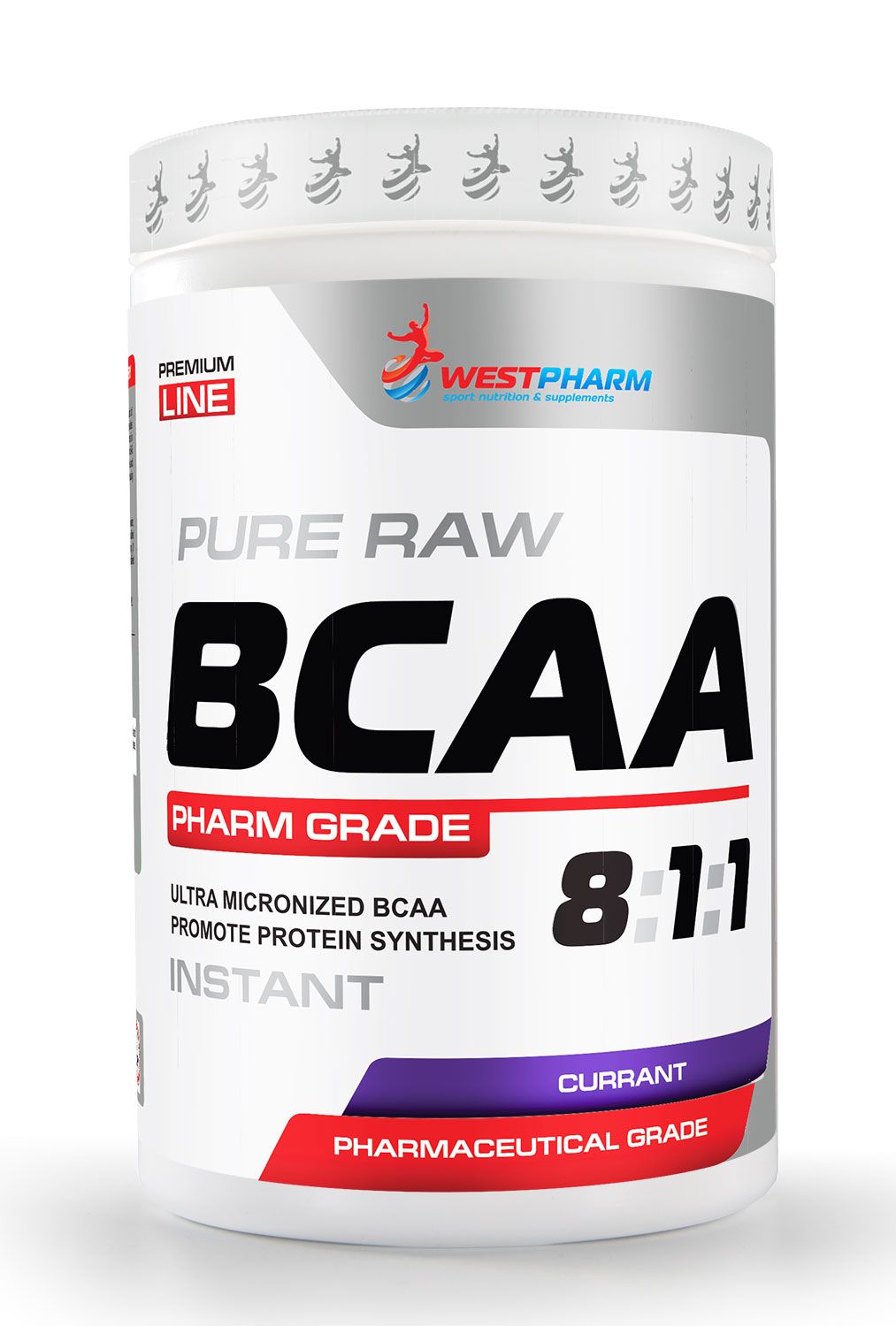 БЦАА WESTPHARM BCAA 8:1:1 Смородина 400 гр 80 порций - фото 1