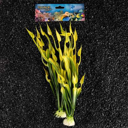 Набор растений Пижон Аква искусственных для аквариума 2 шт 24 см