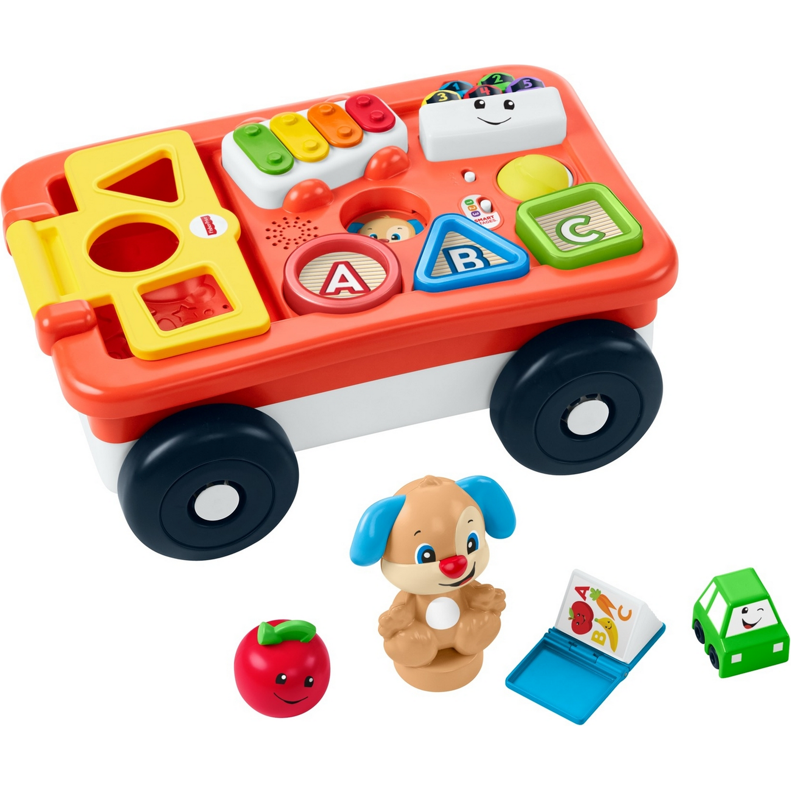 Игрушка Fisher Price Тележка ученого щенка музыкальная интерактивная GHV18 - фото 4