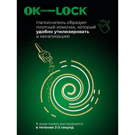 Наполнитель OK-LOCK растительный 11 л