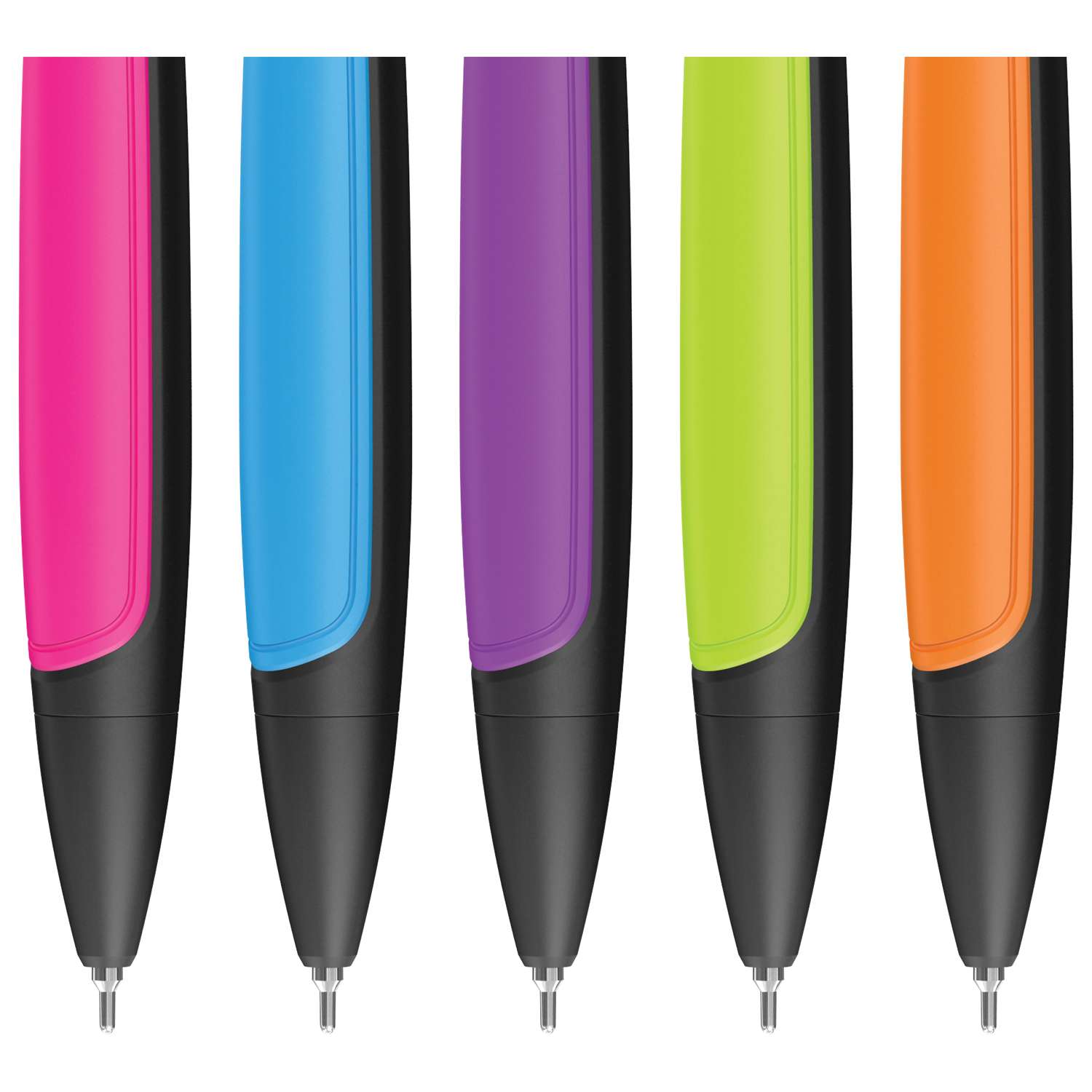 Ручка шариковая Berlingo Color Zone 2 автоматическая в ассортименте CBm_70955 - фото 2
