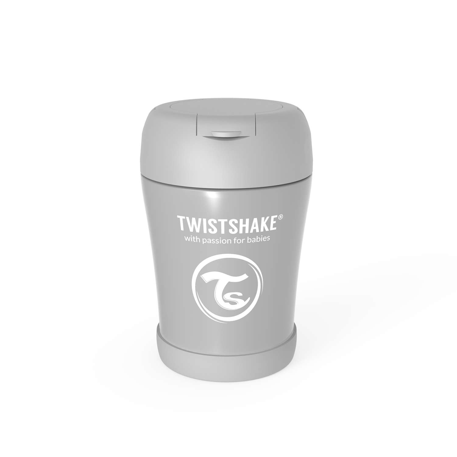 Контейнер-термос Twistshake Пастельный серый 350 мл - фото 1