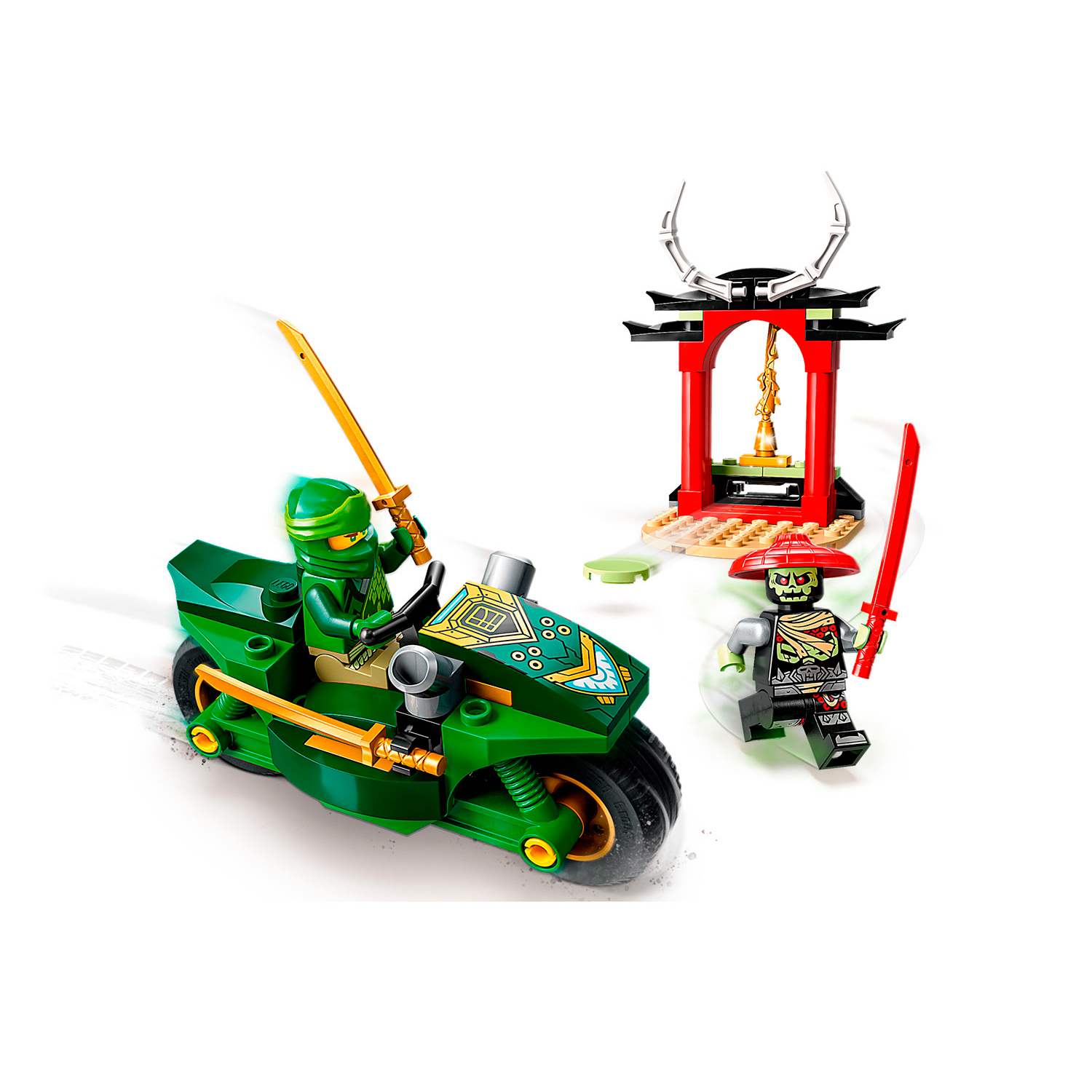 Конструктор детский LEGO Ninjago Уличный мотоцикл ниндзя Ллойда 71788 - фото 2