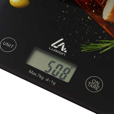 Весы кухонные Luazon Home LVK-701 «Италия» электронные до 7 кг
