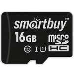 Карта памяти Smartbuy (SB16GBSDCL10-00) MicroSDHC 16GB Сlass10