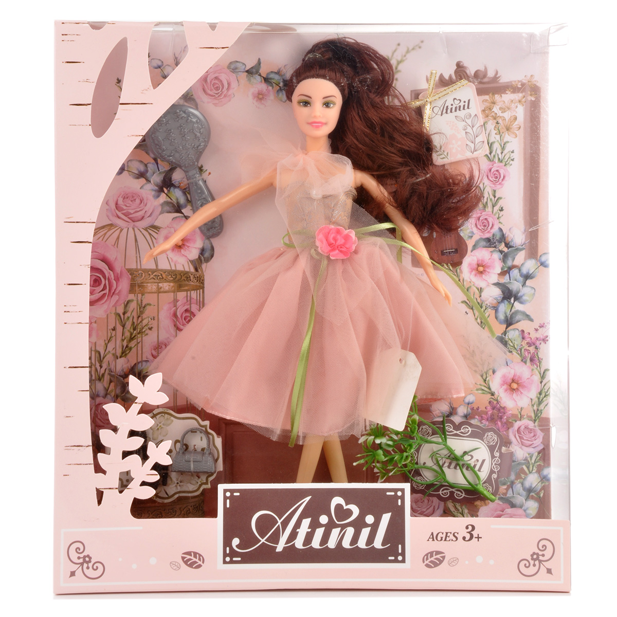 Кукла модель Барби Veld Co Красотка брюнетка с аксессуарами 129686 - фото 2