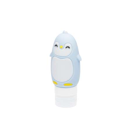 Дорожная баночка Dewal Beauty для путешествий Пингвин цвет голубой 90мл