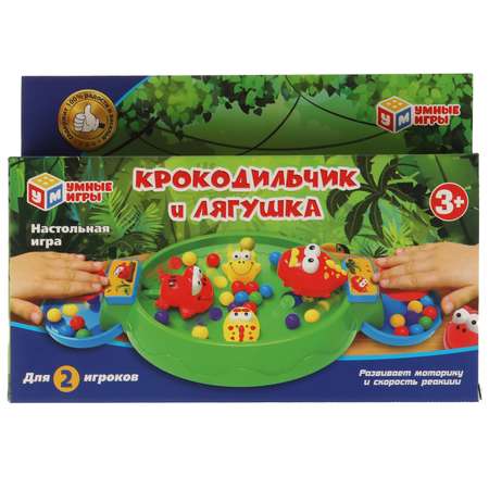 Настольная игра Умные игры Крокодильчик и лягушка