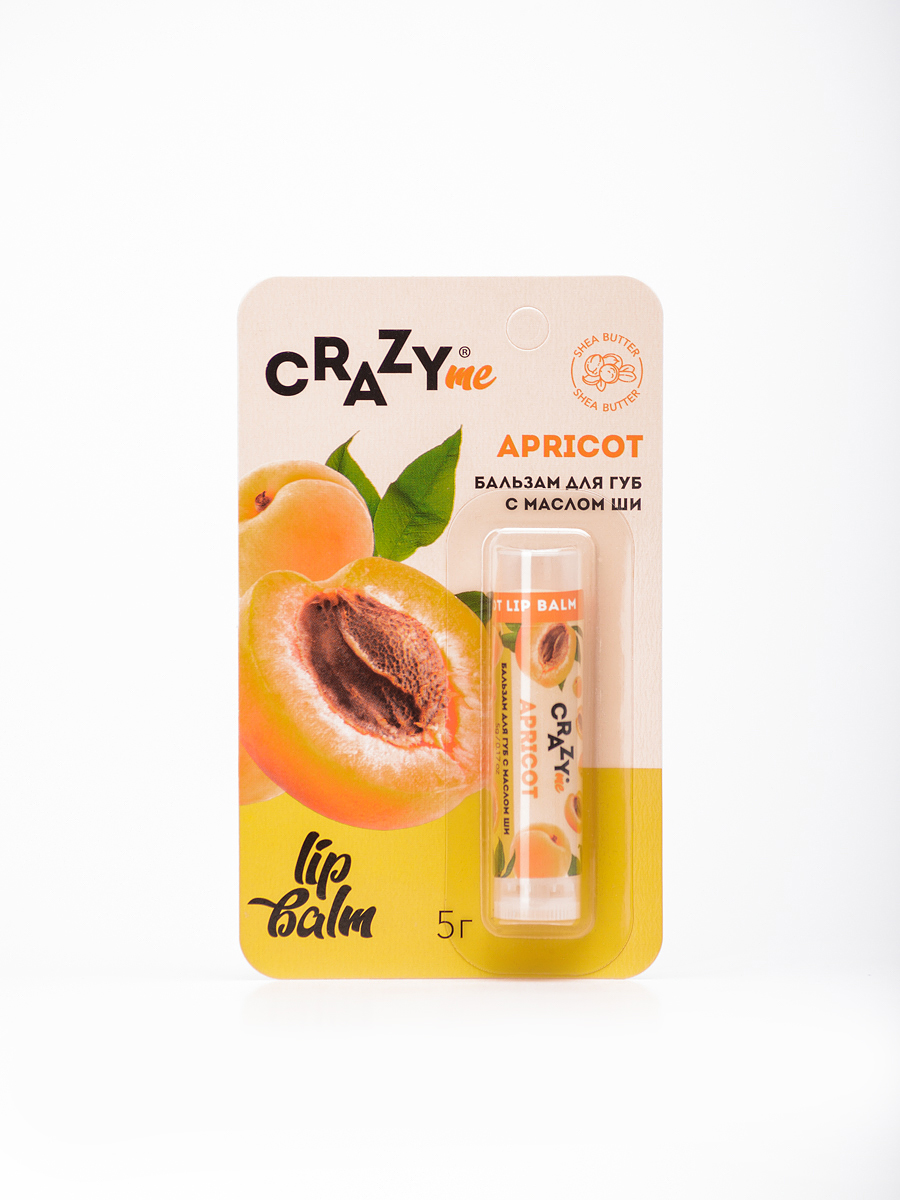 Бальзам для губ CRAZYme Apricot Lip Balm - фото 1