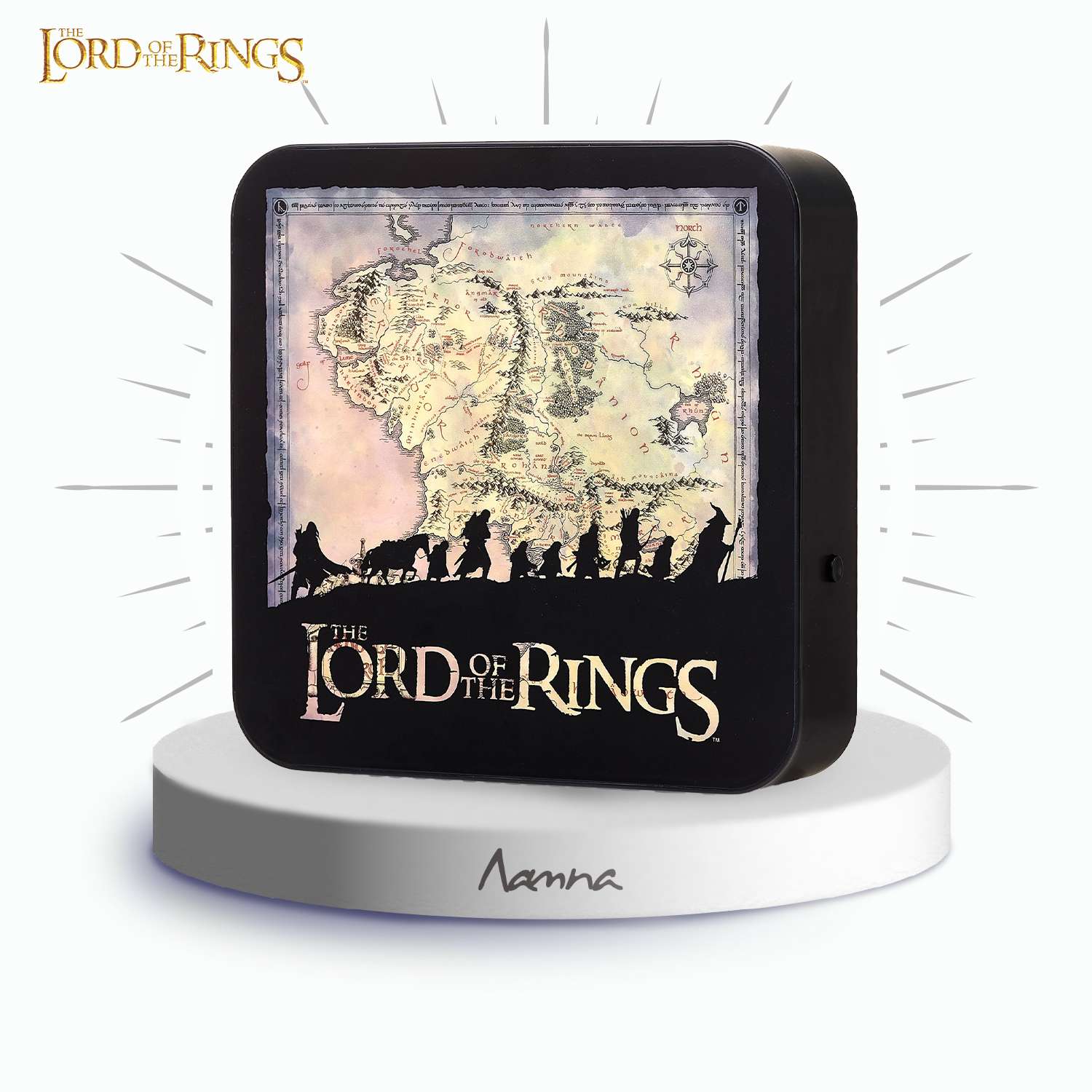 Настольный светильник-ночник The Lord of the Rings светодиодный 3D Властелин колец - фото 1