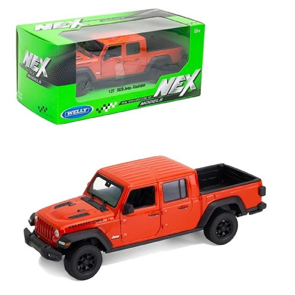 Автомобиль Welly Jeep 1:24 оранжевый 24103W - фото 1