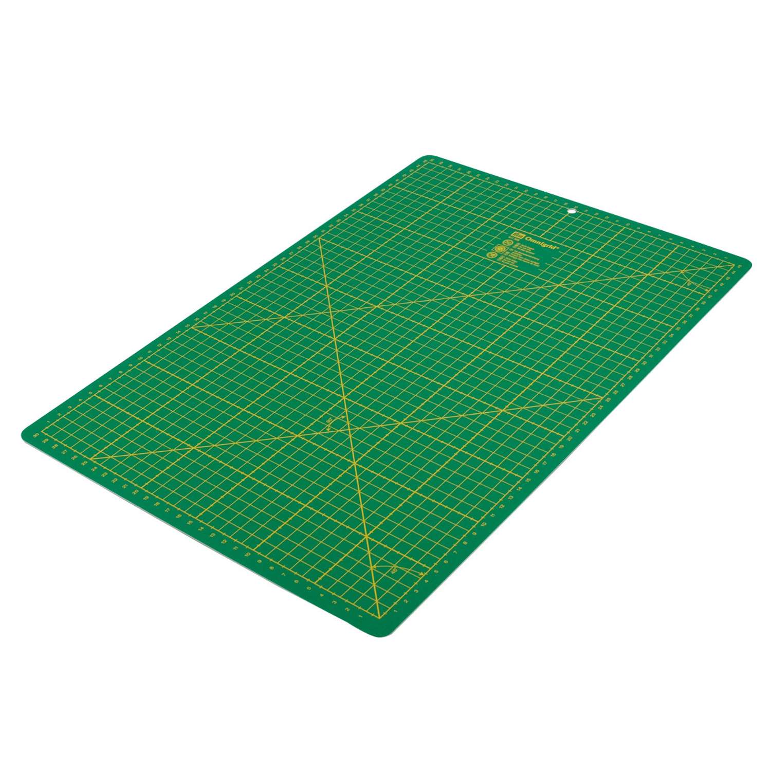Коврик - подложка раскройный Prym мат для резки ткани бумаги самовосстанавливающийся с разметкой зеленый 45 х 30 см 611386 - фото 3