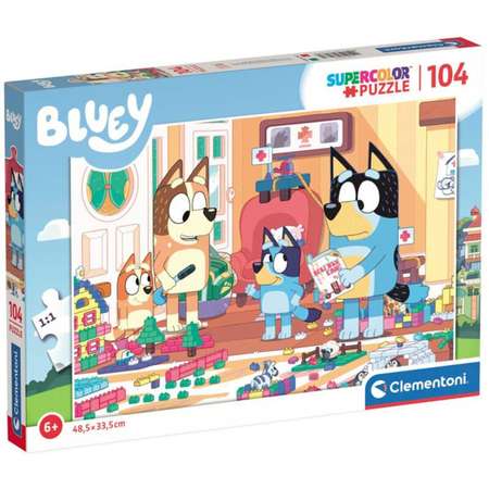 Пазл 104 CLEMENTONI Bluey Мультсериал Блуи