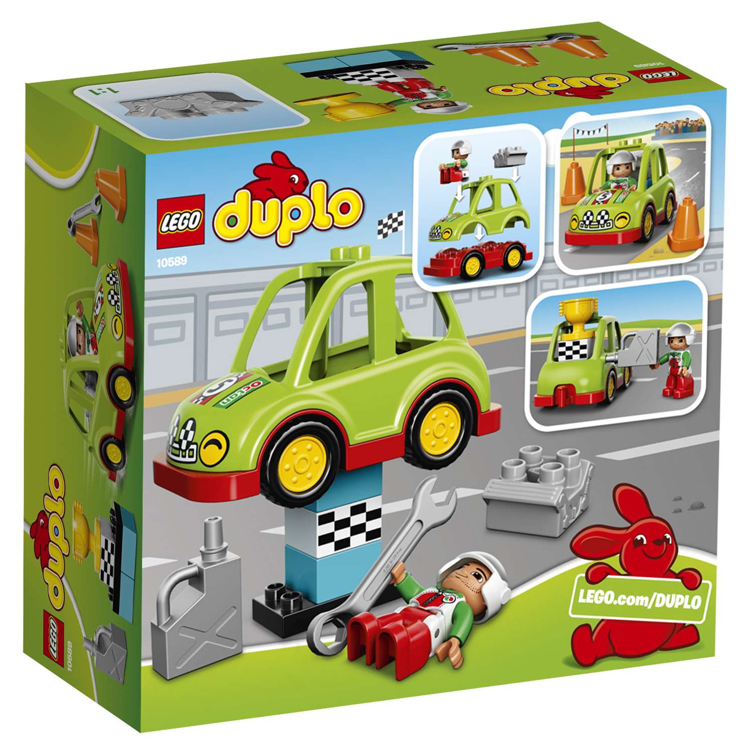 Конструктор LEGO DUPLO Town Гоночный автомобиль (10589) - фото 3