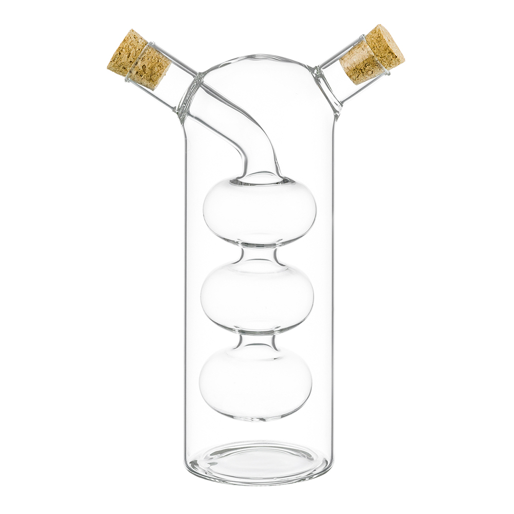 Бутылка Elan Gallery для масла уксуса соевого соуса 2в1 250. 70 мл 11.5х5.8х16.7 см Crystal glass - фото 1