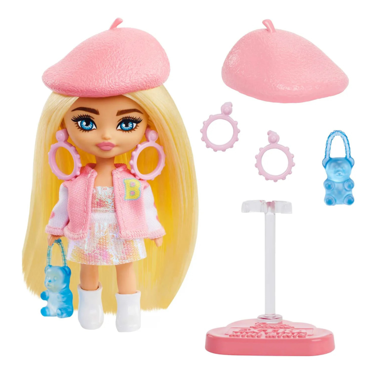 Игровой набор с куклой Barbie Extra Mini Minis 00-00019157 - фото 1