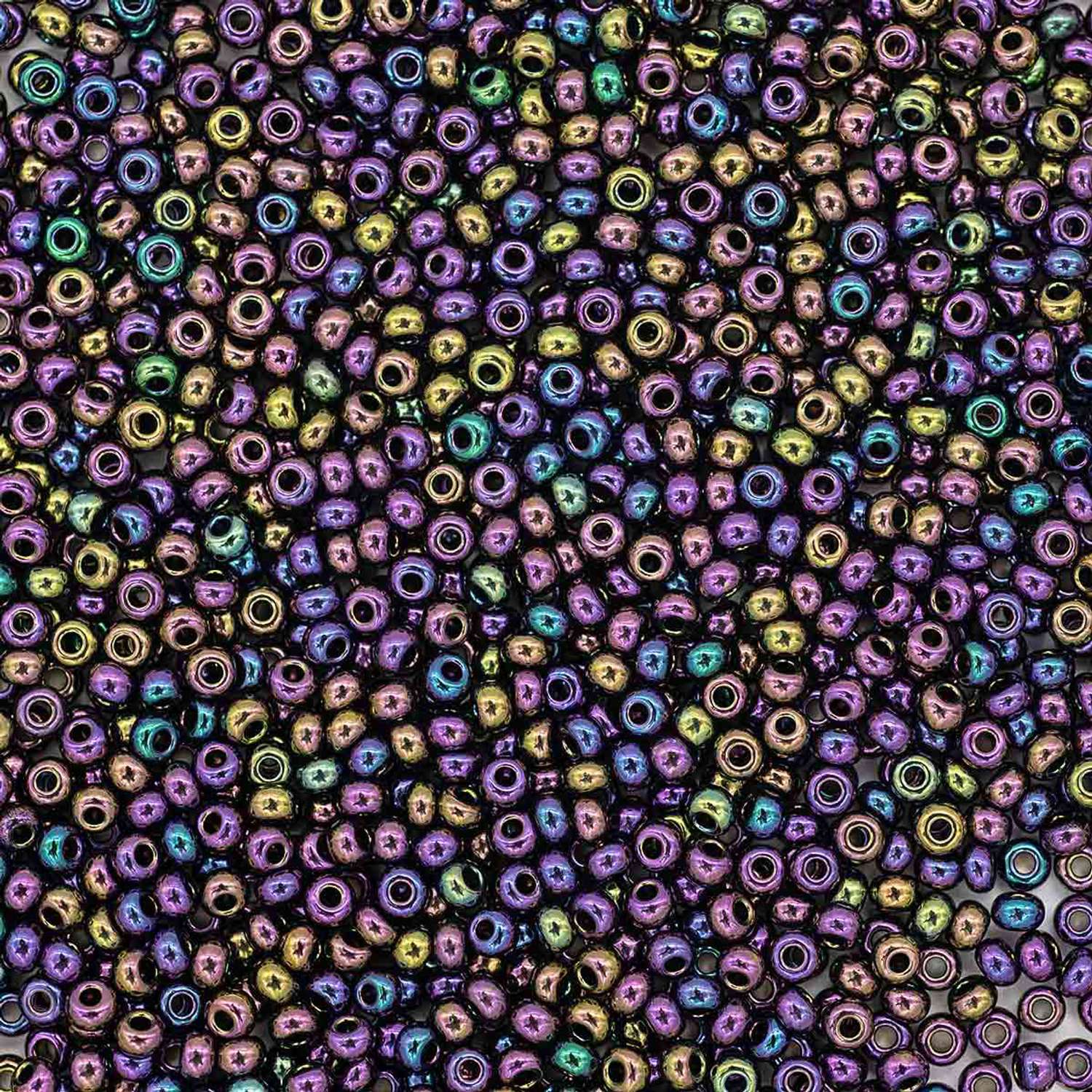Бисер Preciosa чешский цветной радужный 10/0 20 гр Прециоза 59195 бордово-фиолетовый - фото 2