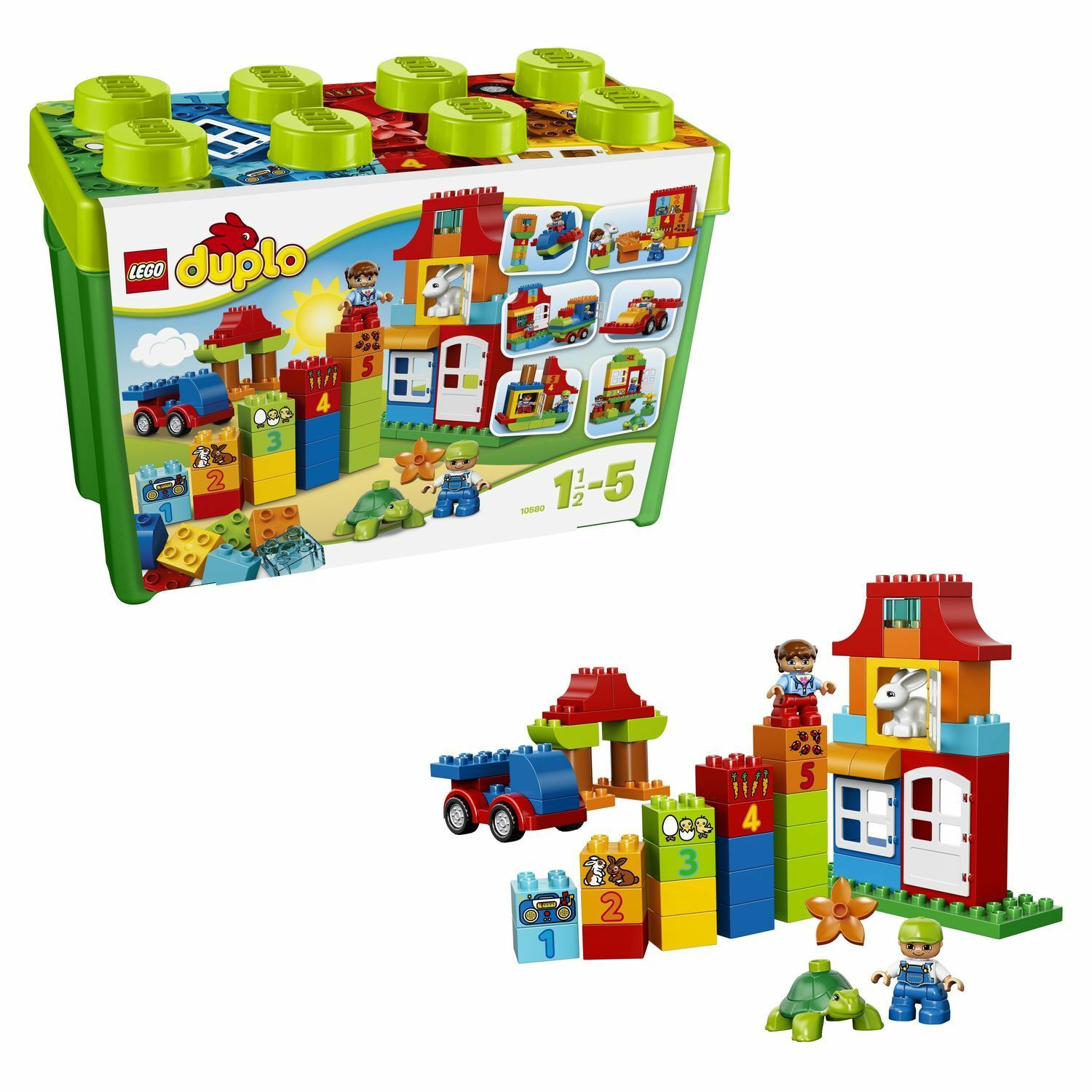 Конструктор LEGO DUPLO My First Набор LEGO® DUPLO® для весёлой игры (10580)  купить по цене 2999 ₽ в интернет-магазине Детский мир