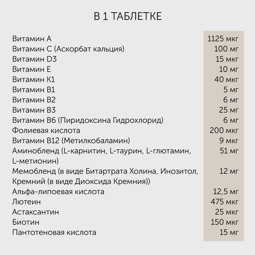 БАД Debavit Витамины для Мужчин Турция / Мультивитаминный и минеральный комплекс - фото 6