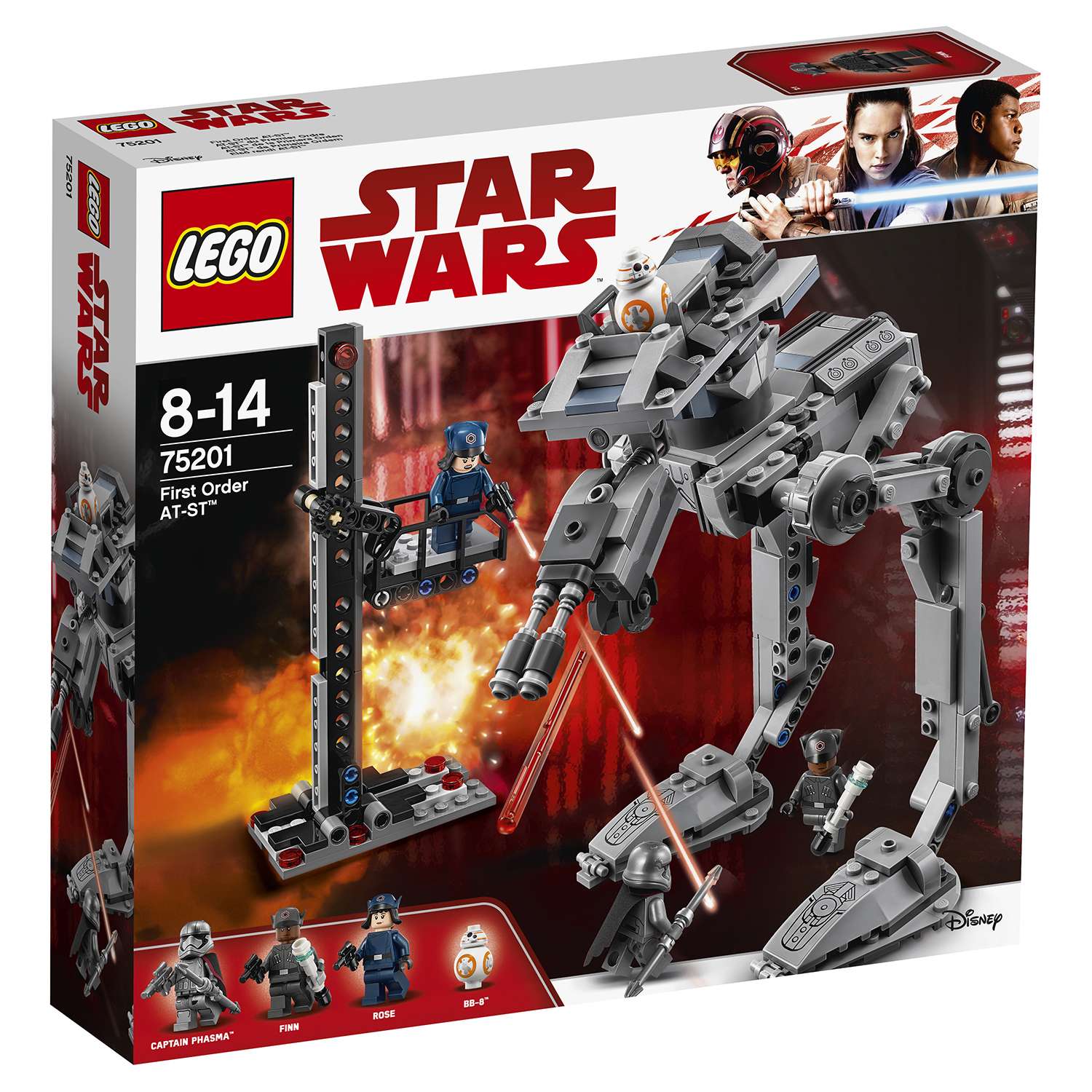 Конструктор LEGO Вездеход AT-ST Первого Ордена Star Wars TM (75201) - фото 2