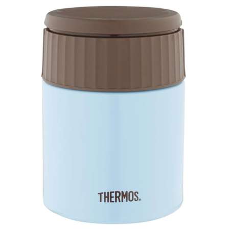 Термос для туризма THERMOS JBQ-400-AQ 0.4л. голубой/коричневый (924698)