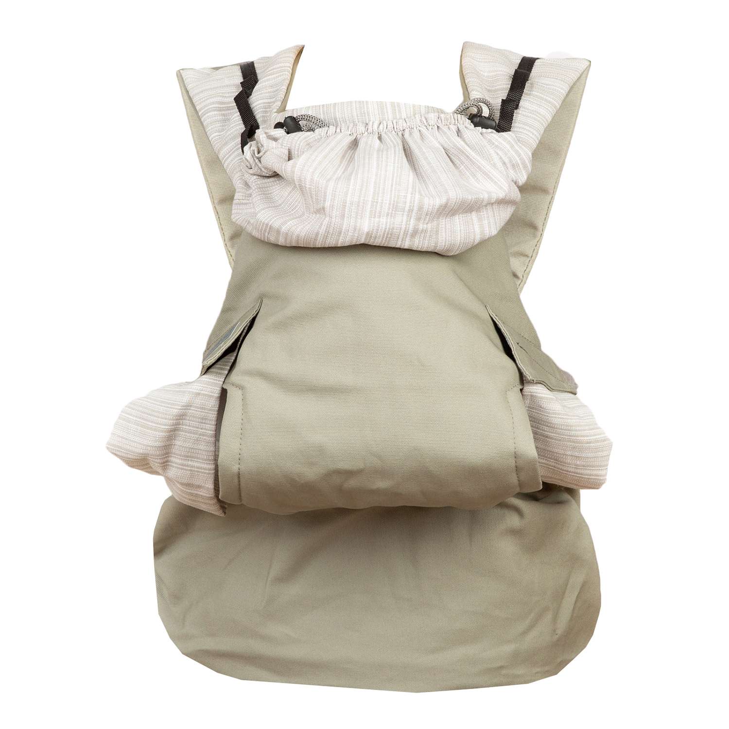 Слинг-рюкзак Чудо-чадо переноска для детей Бебимобиль Позитив серый - фото 3