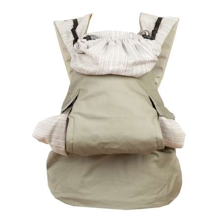 Слинг-рюкзак Чудо-чадо переноска для детей Бебимобиль Позитив серый