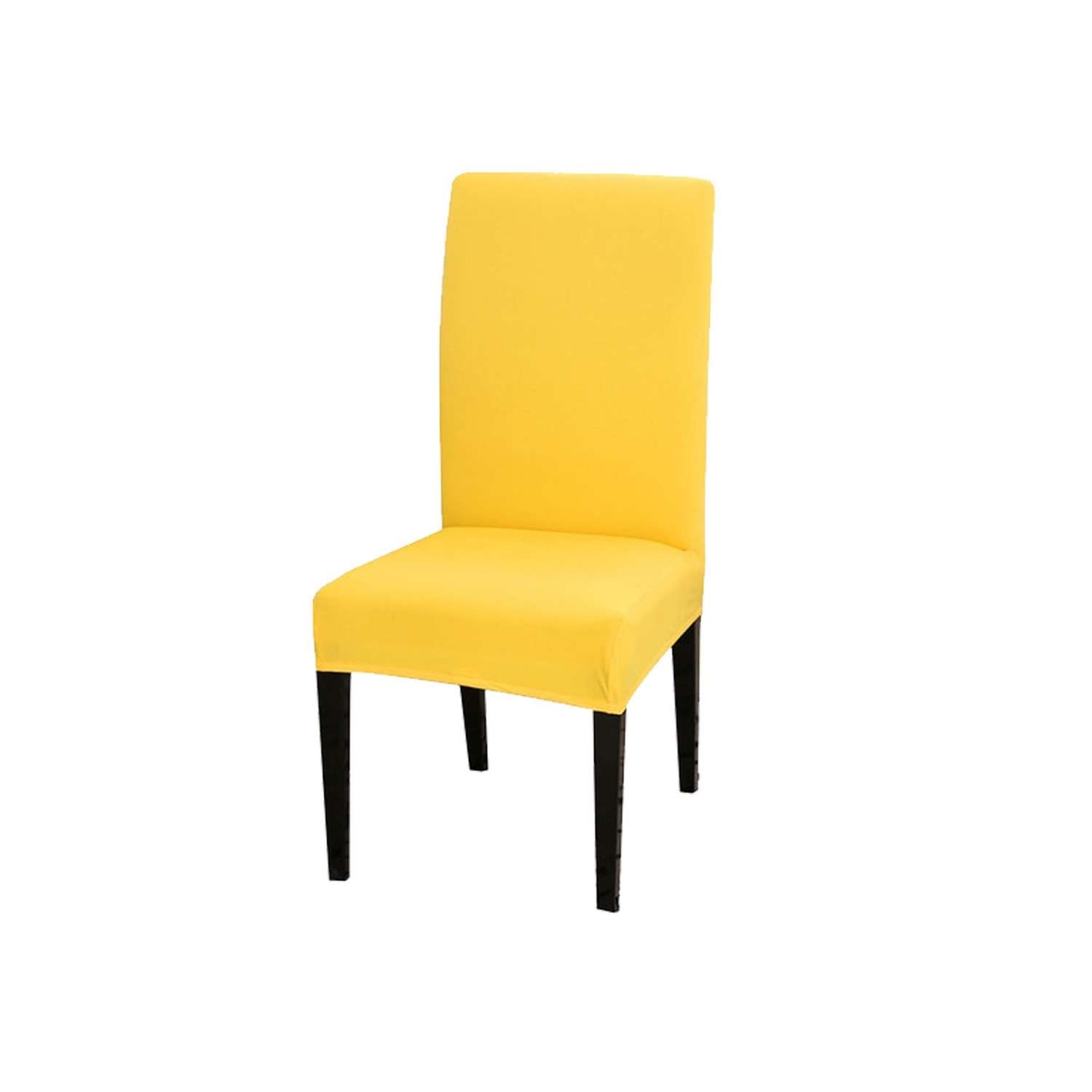 Чехол на стул LuxAlto Коллекция Jersey цвет желтый - фото 1