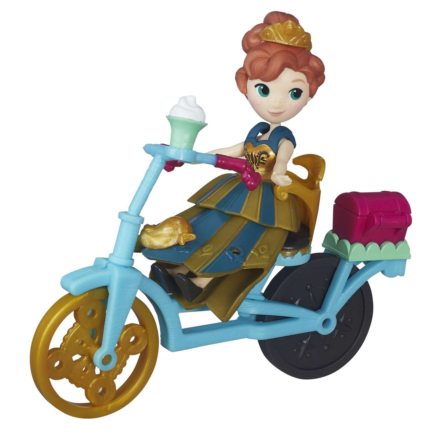 Набор игровой Disney Frozen Холодное Сердце Анна и велосипед B5188EU4 - фото 1