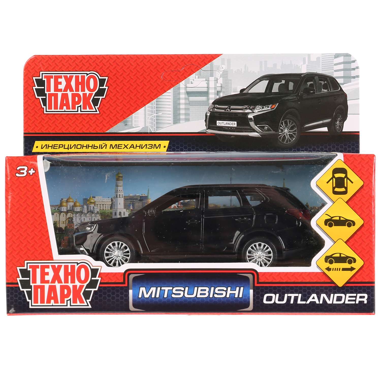 Машина Технопарк Mitsubishi Outlander инерционная 273059 273059 - фото 2