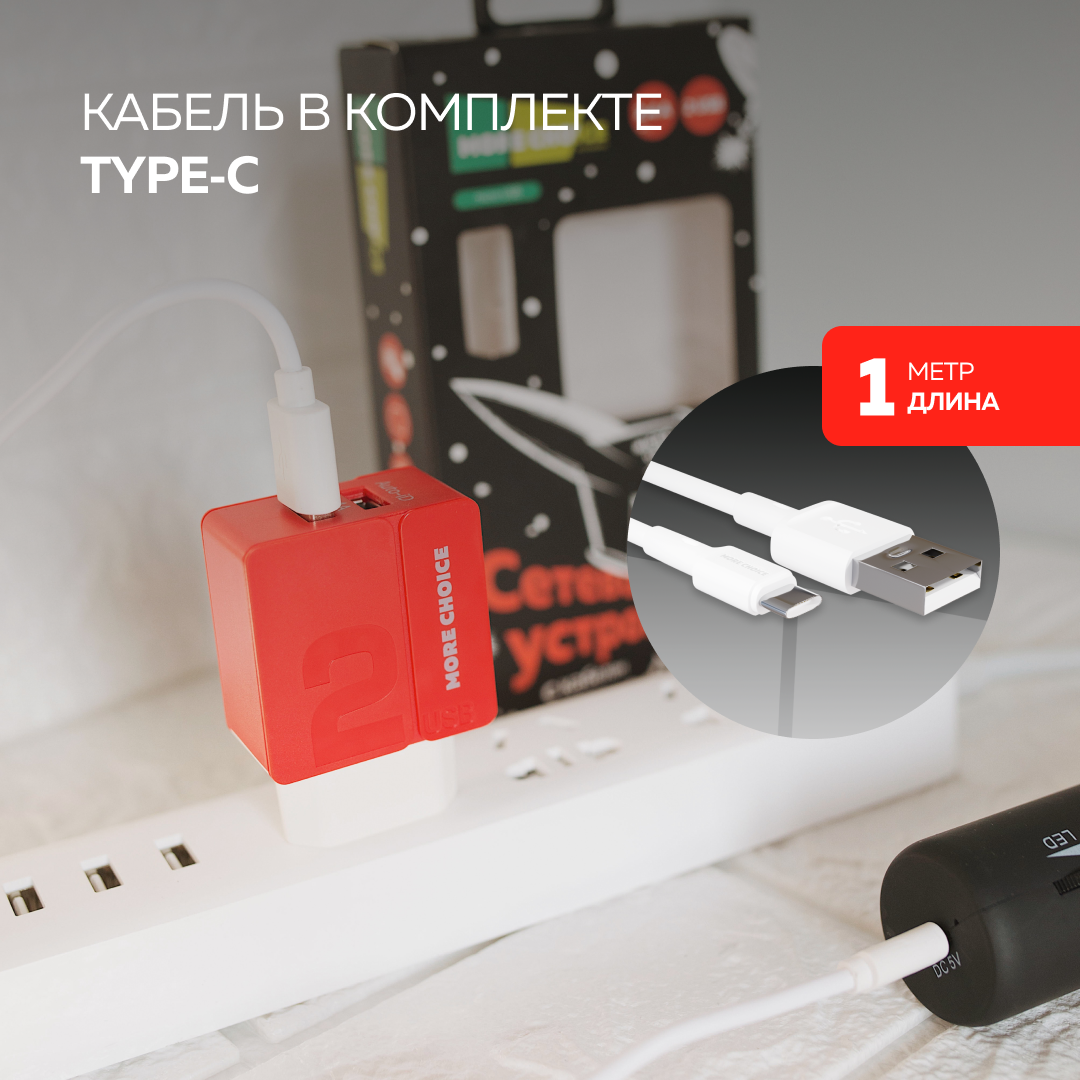 Сетевое зарядное устройство More Choice NC46a - фото 3