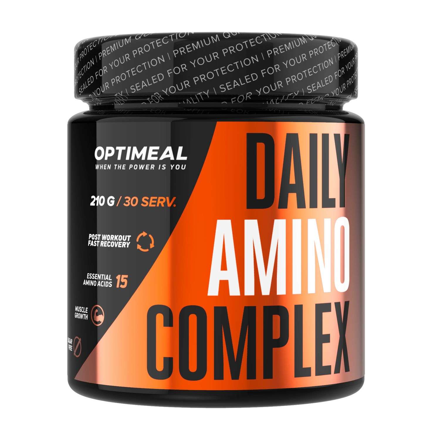 Аминокислотный комплекс OptiMeal Daily Amino ананас-персик 210г - фото 1