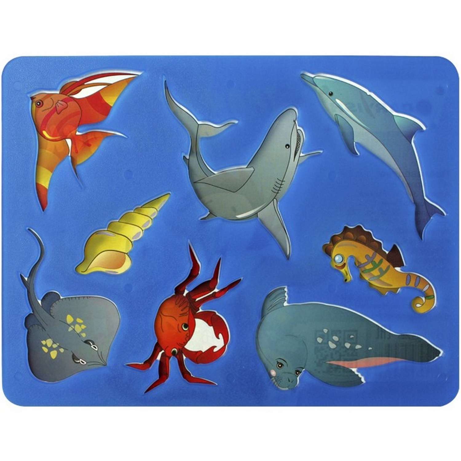 Трафарет пластиковый Darvish для рисования и декора многоразовый Морские обитатели - фото 1