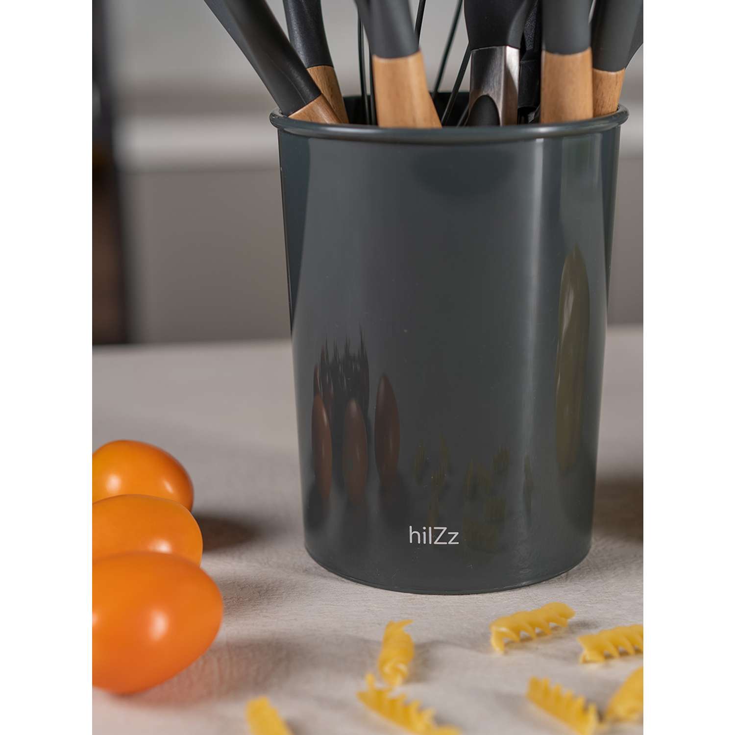 Набор кухонных принадлежностей HILZZ 12 предметов серый - фото 5