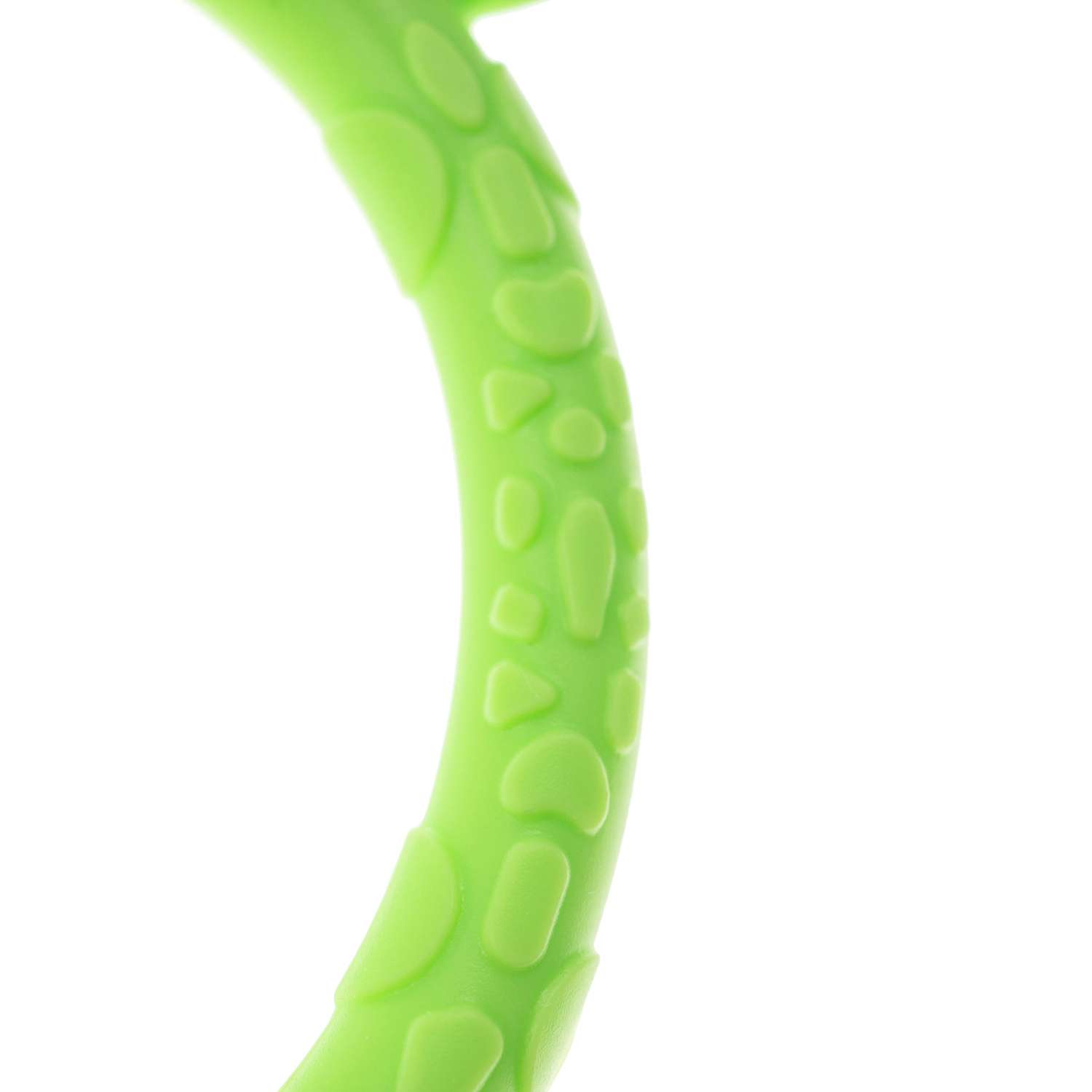 Погремушка-прорезыватель Miyoumi силиконовый Жирафик - Lime - фото 10