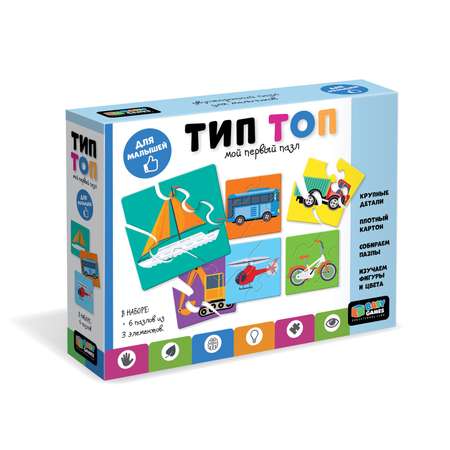 Пазл ORIGAMI Baby Games Тип топ Транспорт 6в1 18элементов 06298