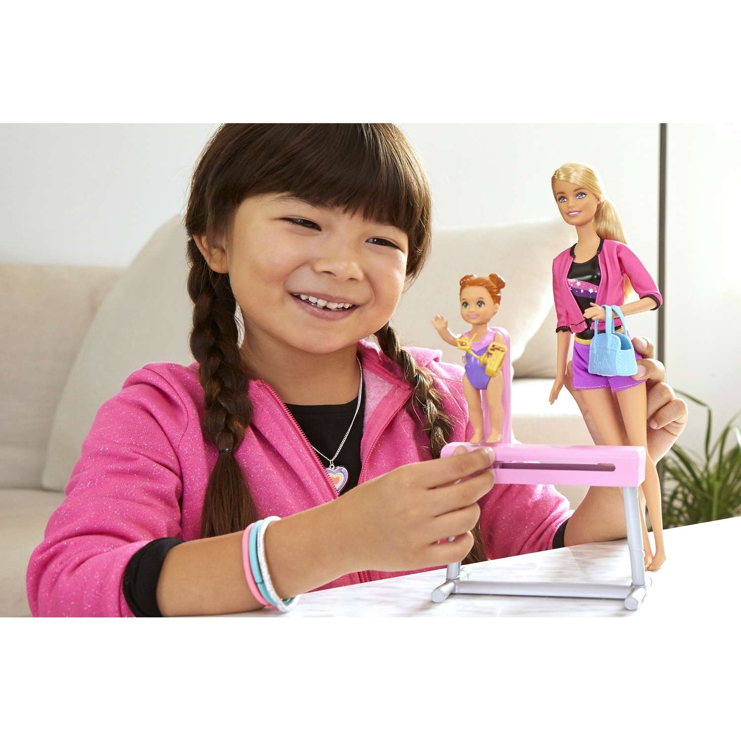 Набор игровой Barbie Спортивная карьера Барби-тренер по гимнастике FXP39 FXP37 - фото 8